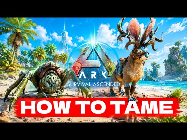ARK How to Tame the New Araneo TLC & Burrowbuck!