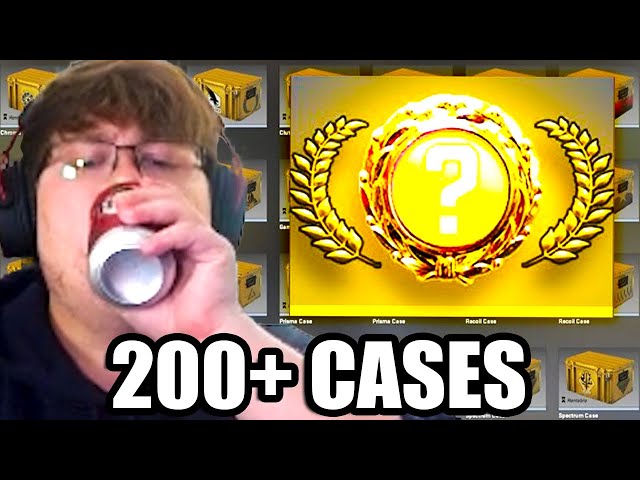 $1000 Case Opening But I'M CHUGGING BUSCH APPLE