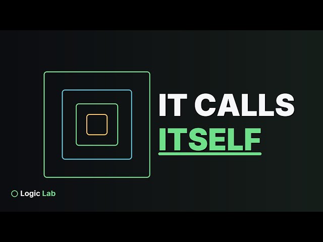 How a Function Calls Itself Without Chaos (Recursion Explained)