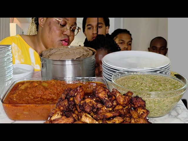 Comida africana para la cena de mi familia de 8 🍲 😋
