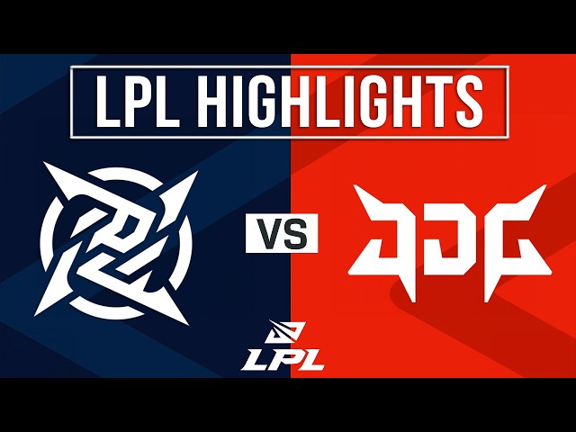 NIP vs JDG Highlights ALL GAMES | LPL 2026 Playoffs | Ninjas in Pyjamas vs JD Gaming