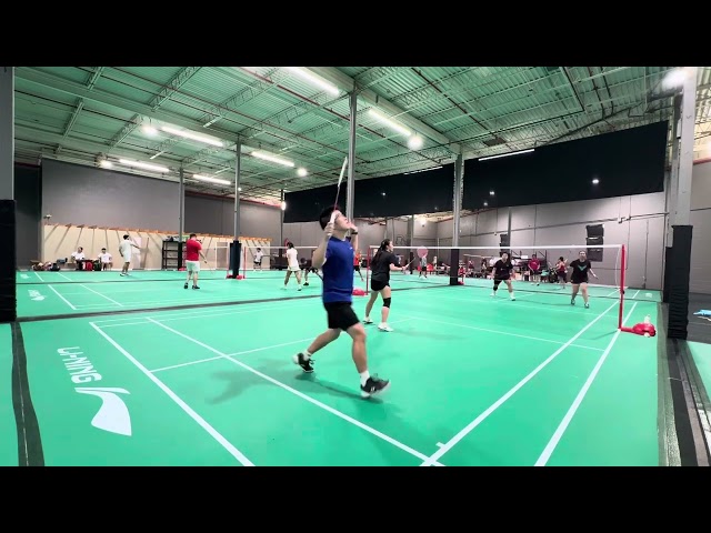 MBPC Badminton MX match | Tony & Kelly vs Nic & Haley pt 6