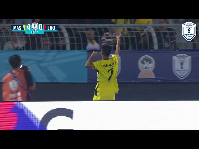 Wan Kuzain with a brilliant free kick | Malaysia 4-0 Laos | ASEAN Hyundai Cup 2026