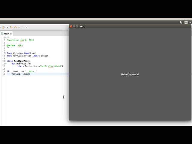 Install Kivy (Python Library) in Ubuntu 14.04