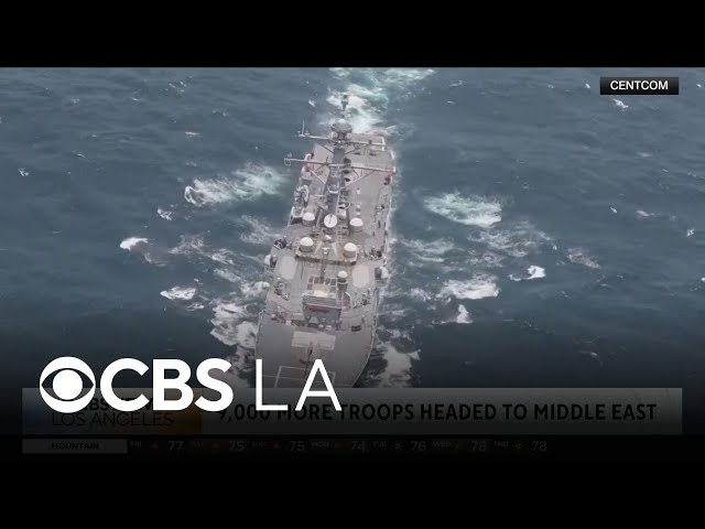 Thousands more U.S. troops headed to the Middle East | war with Iran