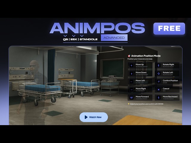 BUPA Animpos — Free In-Game Animation & Position Tool for FiveM