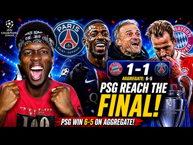 PSG EDGE Bayern 6-5! Dembele STRIKES as PSG Reach Champions league Final vs Arsenal 🏆🔥