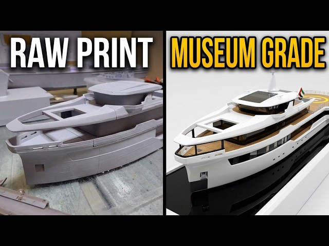 Satisfying Scale Model Build: 3D Printed Luxury Yacht