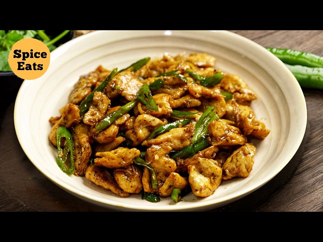 Chilli Chicken Stir Fry Recipe | Easy Dry Chilli Chicken Recipe | Chicken Chilli Recipe