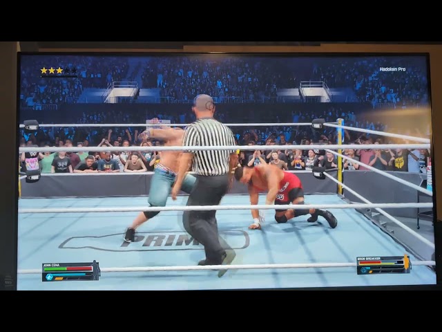 WWE 2K25 Gameplay Universe Mode John Cena vs Bron Breakker Title Match Part 1