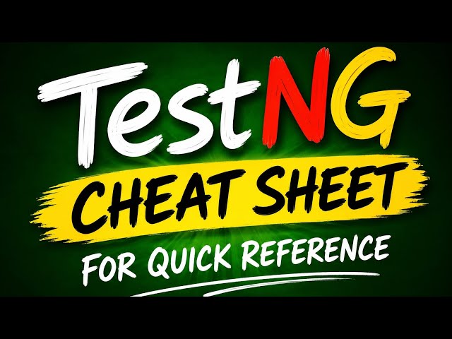 Handwritten TestNG Cheat Sheet for Quick Reference #softwaretesting #automationtesting #testing #qa