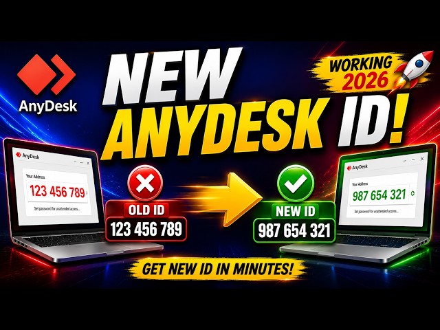 How to Change AnyDesk ID on Windows (Working Method 2026).