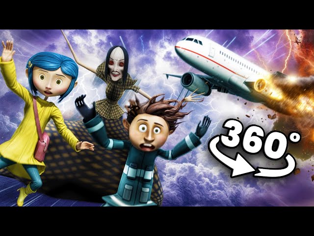 The Beldam Returned | Coraline & Wybie Flight Of Death | Nobody Survived (Scary VR 360° Video)