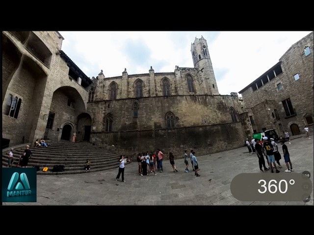 The Kings' Route | Plaça del Rei & Underground Secrets | Barcelona in 360°