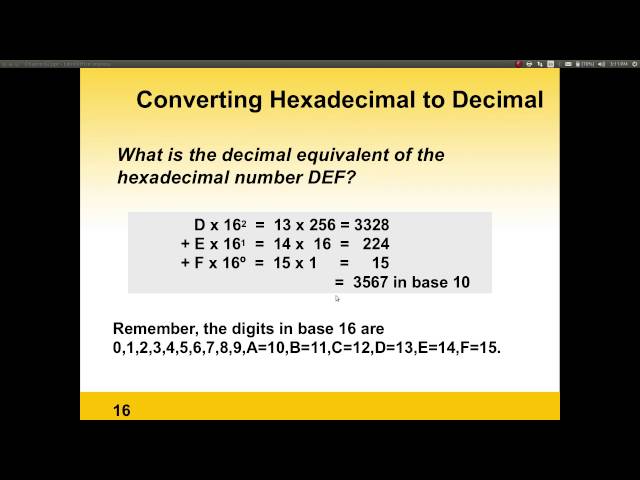 CSIS-1800 Intro to Computer & Info Science - Week 2 Binary Values and Number Systems