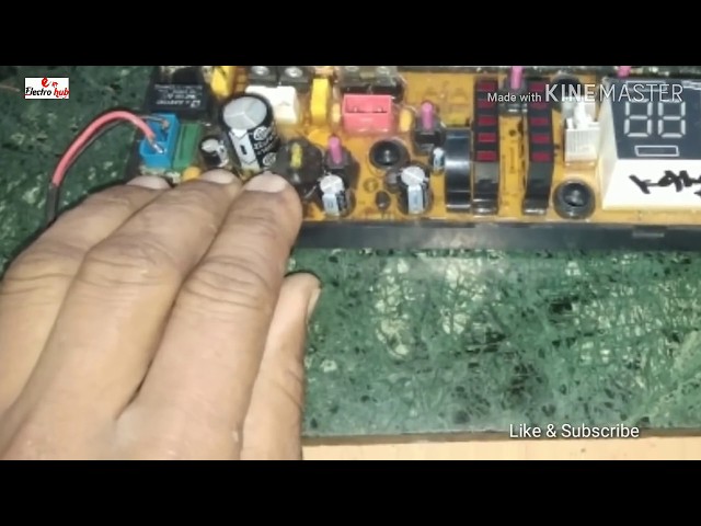 Onida fully automatic washing machine PCB repair