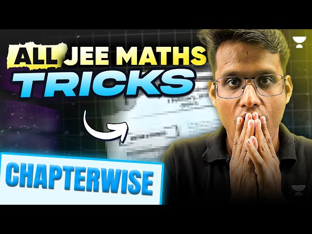 JEE Maths Complete Chapter-Wise Short Tricks By India's Fastest Solver ⚡️