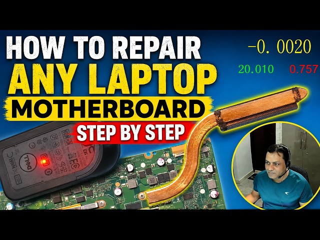 How to Repair Any Laptop Motherboard Step by Step | Professional Repair Techniques | ASUS X512FF