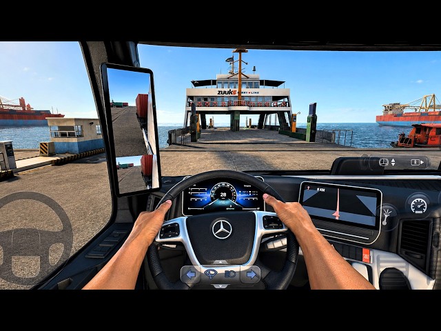 Mercedes-Benz ACTROS L 1848 Truck Gameplay | Truck Simulator Ultimate - Mobile Games | Truck Game