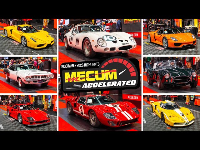 Record Sales, Rare Cars & Unforgettable Moments at Mecum Kissimmee 2026