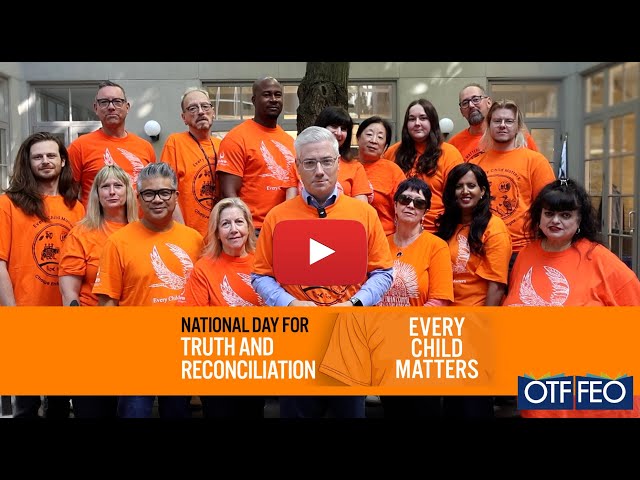 Orange Shirt Day message/Message de la Journée du chandail orange