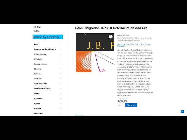Working Of An E-Commerce Website With Downloadable Products