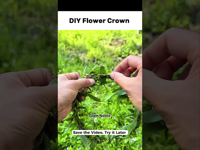 How to Make a Flower Crown? 🌼 | Easy DIY Flower Crown Tutorial #FlowerCrown #DIYFlowerCrown