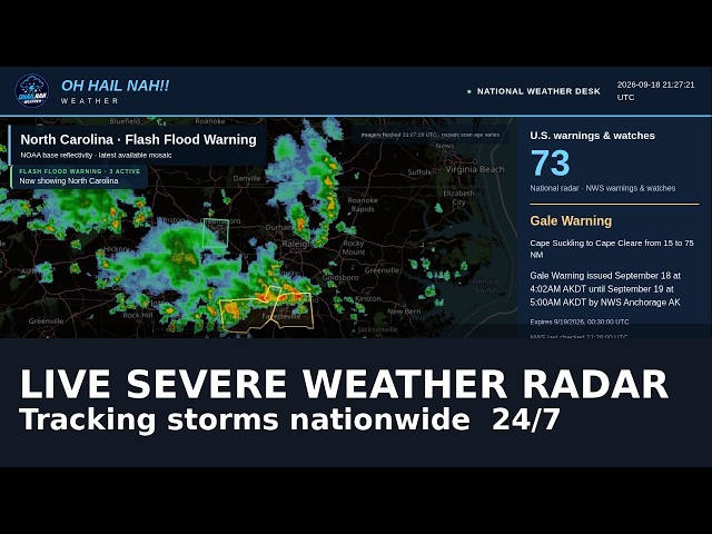 OH HAIL NAH: 24 Hour Coast to Coast Weather Coverage