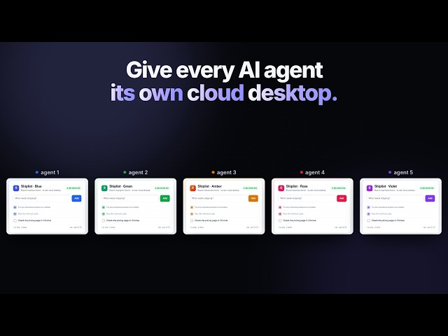 Rig: Cloud Desktops for AI Agents - open source (Claude Code, Codex, Cursor)