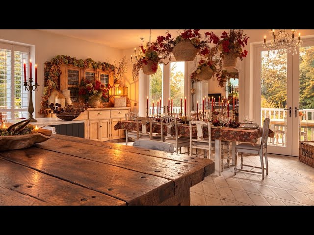 Fall KITCHEN Decorating | Thrifted Finds & Autumn DIYs