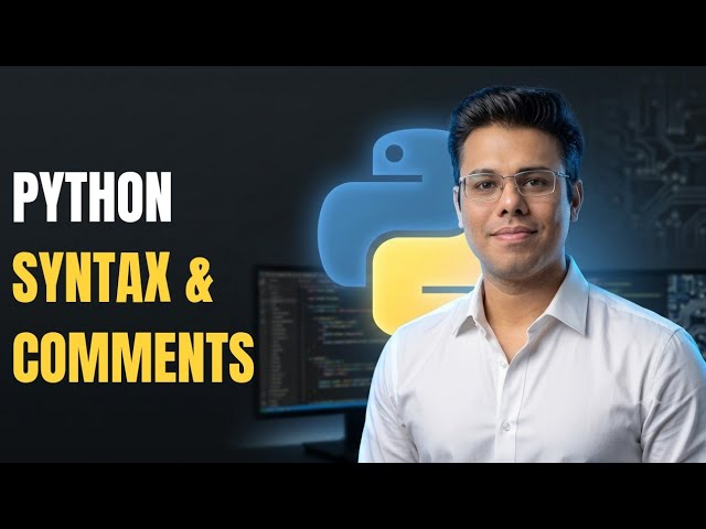 Python Mastery #3 | Python Syntax, Comments & Indentation | Welcome to Code Cafe ☕
