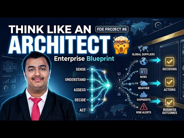 🔥 Enterprise AI Architecture Blueprint Explained| HLD, LLD & Business Capability Map |FDE Project #6