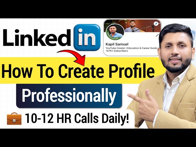 Linkedin Profile Update 2026 | Get HR Connections Daily | Linkedin Profile Kaise Bnayein