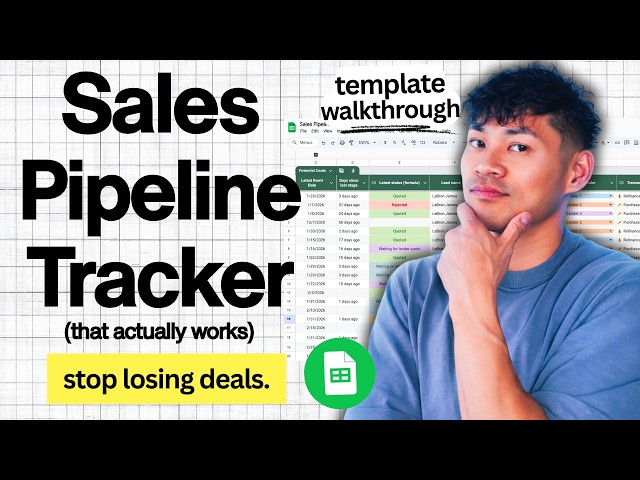 How to Track Your Sales Pipeline in Google Sheets (template walkthrough)