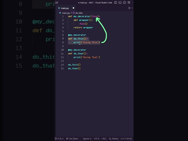 What Are Python DECORATORS?? #python #programming #coding