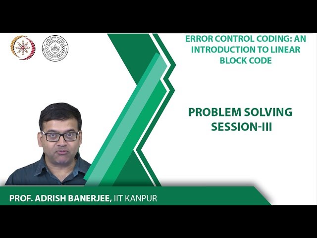 Problem Solving Session-III