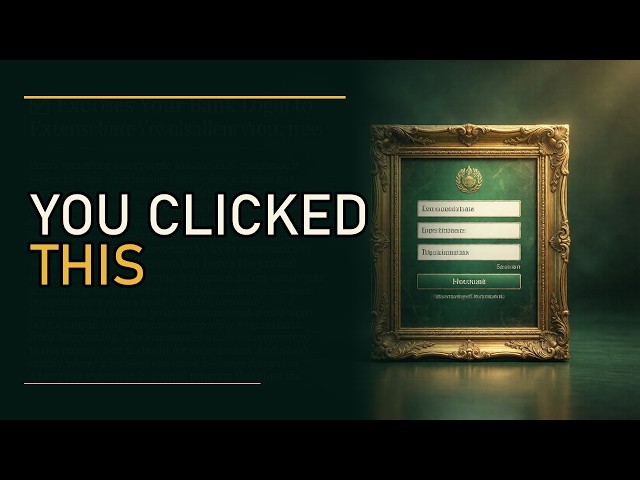 One Checkbox Exposes Your Bank Login to Extensions