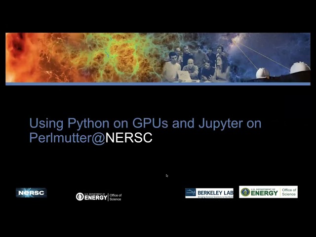 Using CUDA with Python on Perlmutter @ NERSC