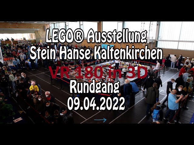 VR: LEGO-Ausstellung Stein Hanse 2022 (VR180 3D 8K)
