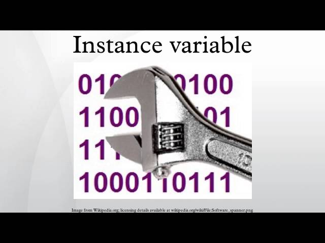 Instance variable