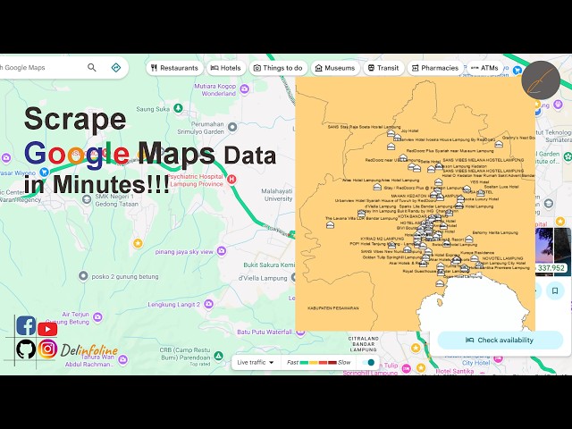 Scrape Google Maps Data in Minutes (No Coding!) for GIS — Instant Data Scraper + AI