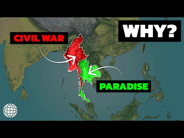Why Thailand is THRIVING And Myanmar Is DYING