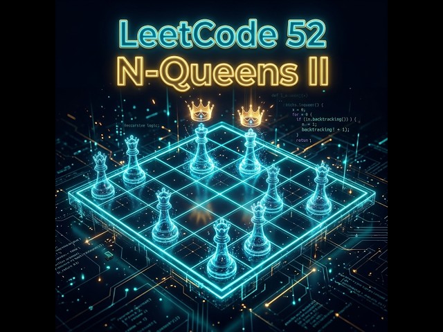 LeetCode 52: N-Queens II in less than 5 minutes | Backtracking
