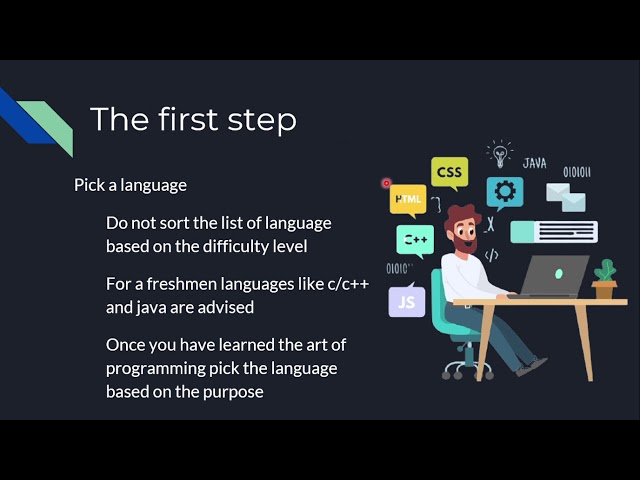 Beginning to the programming world