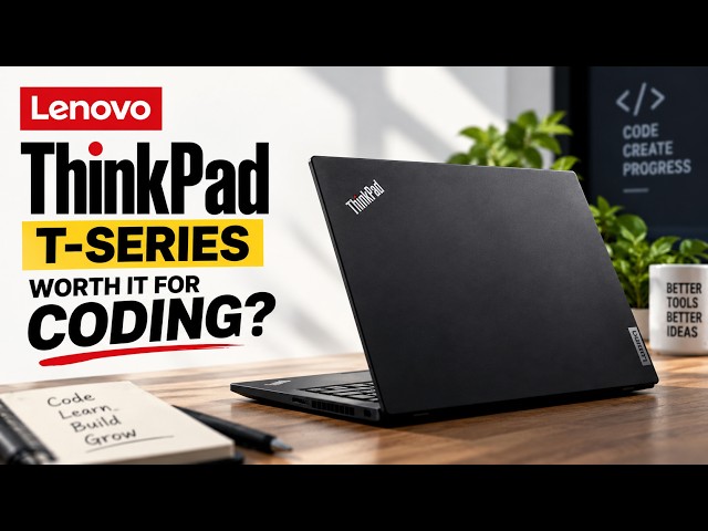 💻 ThinkPad T Series — The BEST Laptop for Coding? 👨‍💻🔥