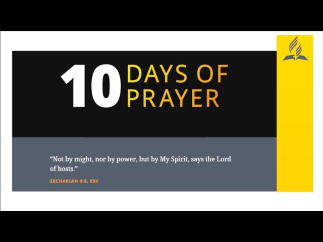 10 Days of Prayer | Day 6