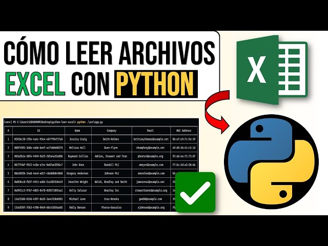 Cómo Leer Archivos Excel con Python | Cargar Datos de Excel (.xlsx) a Python | Paso a Paso ✅