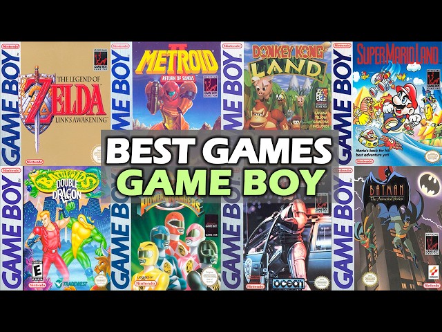 TOP 30 BEST GAME BOY GAMES YOU MUST KNOW || GB GAMES