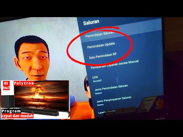 HOW TO ADD TV CHANNELS ON A POLYTRON DIGITAL TV