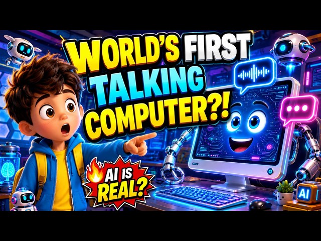 World's First Talking Computer?! 🤯 Can AI Really Talk? | Future Technology for Kids